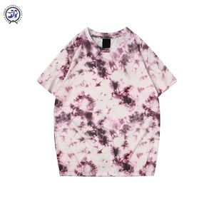 2024 Hot Popular Unique Design OEM Custom <b>Tie</b> <b>Dye</b> Round Neck Long Sleeve 100% Cotton Autumn Casual <b>T</b> <b>Shirt</b> For <b>Men</b> - Product Image 3