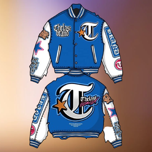 Negro Faux Pu cuero corto estilo callejero Logo recortado Letterman chaquetas Custom Boxy Varsity Bomber Jacket hombres - Product Image 5