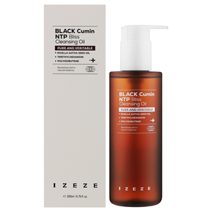 IZEZE Huile Nettoyante au Cumin Noir NTP Bliss 200ml – Démaquillant Nettoyant et Hydratant en Profondeur kosmeticau Australie - Product Image 1