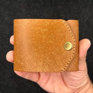 กระเป๋าสตางค์ผู้ชายหนังแท้มีที่ใส่บัตรมีช่องใส่เหรียญมีที่ใส่เหรียญสีน้ำตาลมีที่ใส่บัตรและปิดซิปได้อย่างปลอดภัย - Product Image 3