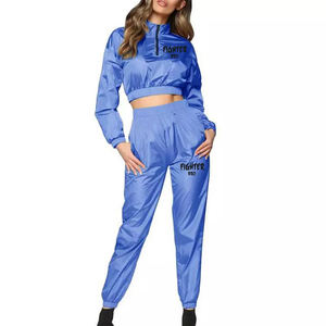 Conjunto de chándal de algodón para mujer, conjunto de dos piezas, Sudadera con capucha, conjunto a juego, tejido de algodón transpirable suave, ropa de gimnasio, traje de fitness - Product Image 2