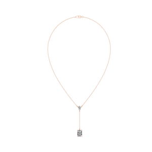 Elegant 925 <b>Sterling</b> <b>Silver</b> Moissanite Necklace <b>for</b> <b>Women</b> Trendy Wedding Gift Party Jewelry Wholesale Export Quality - Product Image 2