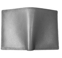 Dompet Bisnis Kulit Asli Unisex Terlaris 2023 Logo Kustom Perlindungan RFID PVC Tahan Air Resleting Pendek Pria