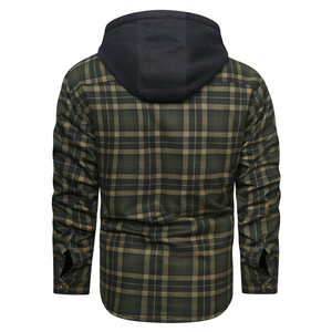 High Quality Hip Hop Men's <b>Genuine</b> <b>Leather</b> Hooded Windproof Breathable Winter <b>Jacket</b> with Pockets - Product Image 4