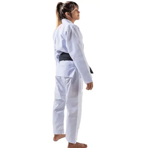 Conjuntos de Uniformes de Karate de Entrenamiento Unisex Hechos a Medida, Ligeros, Elásticos, Transpirables, de Secado Rápido, de Spandex/Poliéster con Logotipo Frontal - Product Image 5