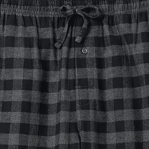 Pantalon décontracté en flanelle pour homme à séchage rapide, léger, avec cordon de serrage à la taille, imprimé personnalisé pour le sommeil et la détente - Product Image 2