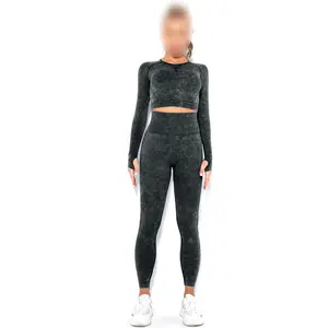 Black Color Fitness Outfit High Quality OEM Service Breathable Latest Style Women Yoga Sets BY STADEOS SIALKOT CO.