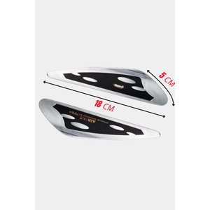 Byd Chevrolet Astra Accord Aveo Juego de limpiaparabrisas de coche de 2 Metal sin marco cromado-negro con caucho natural para modelo Captiva - Product Image 4