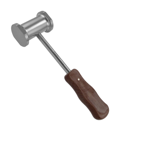 Mazo Mead de alto grado, mango de madera de 500 gramos, discos de Cabeza de Acero, mazo de hueso, martillo quirúrgico ortopédico de acero y Metal - Product Image 1