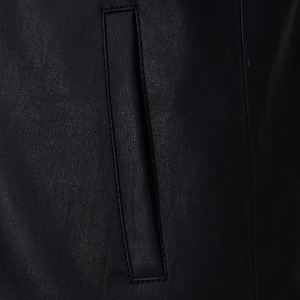 Chaqueta de Cuero de Moda de Alta Calidad Personalizada por el Fabricante al por Mayor a Bajo Precio, Chaqueta de Invierno de Cuero Genuino para Motociclistas - Product Image 4