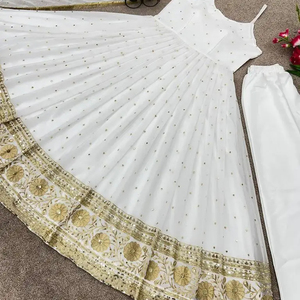 Nouvelle robe de soirée de créateur, belle robe imprimée numérique fantaisie avec dupatta, robes de haute qualité, robe en tissu de qualité supérieure - Product Image 1