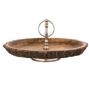 Recién llegado, Soporte para servidor de pastel, diseño hecho a mano, Soporte para servidor de pastel de forma redondeada, soporte para pastel de acabado recubierto de polvo rosa - Product Image 5