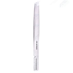 Pinzas para cejas de calidad superior con etiqueta privada Pinzas para cejas de acero inoxidable sólido y tijera de resorte Instrumentos de belleza - Product Image 1