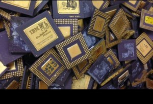 Déchets de processeurs céramiques Intel 486 et 386 pour la récupération de l'or, pôles d'or de RAM, puces de recyclage, déchets de cartes mères, déchets de RAM - Product Image 5