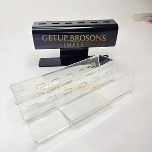 Support transparent pour pinces à cils, pour 6 pinces 90/45/isolations - Product Image 1