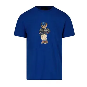 도매 고품질 주문 디자인 특대 100% 년 면 곰 디자이너 남자 T-셔츠 남자를 위한 어떤 디자인 인쇄된 T-셔츠