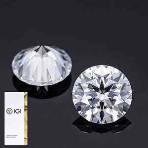 Diamant cultivé en laboratoire de qualité supérieure Diamant de laboratoire 1 carat IGI F/VS2 Diamants blancs de laboratoire de forme ronde en vrac - Product Image 4
