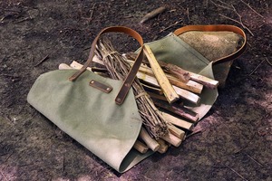 Bolsa de transporte de madera de lona personalizada para almacenamiento de leña y camping, duradera y portátil, para el almacenamiento de leña - Product Image 3