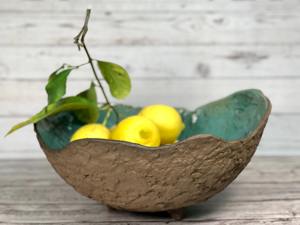 Cuenco decorativo de Metal de estilo único, bandeja central de diseño artístico hecho a mano para mesa, hogar, cocina, sala de estar, decoración de eventos - Product Image 3