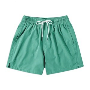 กางเกงเล่นกระดานโต้คลื่นทำจากผ้าใบสำหรับผู้ชายกางเกงขาสั้นกันยับวัสดุสแปนเด็กซ์เอวกลางฤดูร้อน - Product Image 3