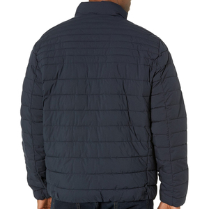 Lightweight Breathable Waterproof Woolen Hooded Puffer <b>Jacket</b> Unisex Winter Use Cotton Filling Front Logo Daily Outdoor <b>Travel</b> - Product Image 3