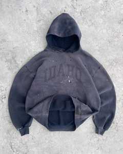 Sudadera Vintage con Diseño Griego Desgastado, Sudadera Holgada y Cómoda, Ropa Casual Elegante para Mujer, Diseño Retro Único - Product Image 1