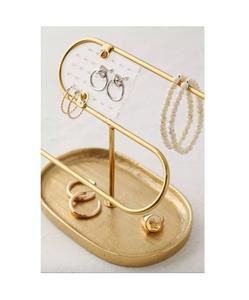 Support formé unique de bijoux en métal pour les maisons artistiques ajoutant la valeur décorative aux espaces de vanité et d'habillage - Product Image 4