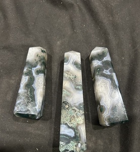 หอคอยหินโมรามอสหินอาเกตหินกึ่งมีค่าธรรมชาติสำหรับบำบัดอัญมณี - Product Image 3