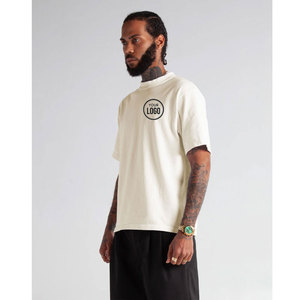 Camiseta de gran tamaño con logotipo personalizado, ropa de calle, Camiseta de algodón pesado para hombre, camiseta de peso máximo Shaka Wear - Product Image 6