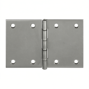 VORMANN 1.4301 10504 Stainless Steel Rolled Hinge 1.2 mm Thickness 50 mm Height 75 mm Width Wide Shelf Grip Liners in Pack of 10 - Product Image 3