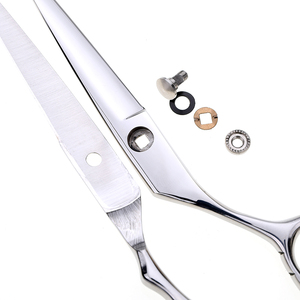 Vente en gros Trisan Professional Ciseaux coupe de cheveux droits en acier inoxydable de 6 pouces avec sac de ciseaux de coiffeur de luxe - Product Image 4