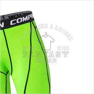 FANTASY WEAR OEM Venta al por Mayor y Pantalones Cortos de Compresión Deportivos para Hombre, Ajustados, para Entrenamiento en Gimnasio, Certificados CE ISO - Product Image 4