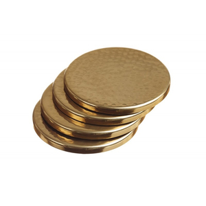 Tabletop Square Drinking Metal Stainless Steel Coasters Set <b>Table</b> <b>Top</b> <b>Protector</b> Mat Tea Cups Coaster Accessories Europe Style - Product Image 6