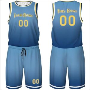 Conjunto de Uniforme de Baloncesto Personalizable de Alta Calidad con Impresión Digital para Estudiantes Universitarios, de Secado Rápido, Transpirable y Antibacteriano - Product Image 1