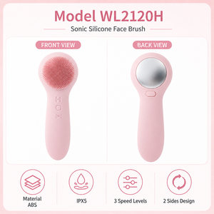 Cepillo de Limpieza <span class=keywords><strong>Facial</strong></span> Eléctrico 2 en 1 con Cabezal de Masaje con Calor Metálico, Vibración Sónica, Limpiador <span class=keywords><strong>Facial</strong></span> de Poros Profundos para el Cuidado de la Piel - Product Image 4