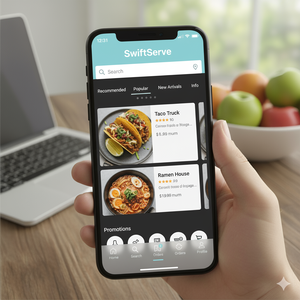 Food Delivery App with Order Tracking &amp; Reports | Multi-Function iOS/<strong>Android</strong> <strong>Platform</strong> with Analytics Dashboard &amp; Delivery - Product Image 1