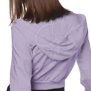 Sudaderas Cortas de Moda para Mujer, con Cierre, Manga Larga, 100% Algodón, Impermeables, Talla Personalizable, Hechas en Pakistán para Invierno - Product Image 4