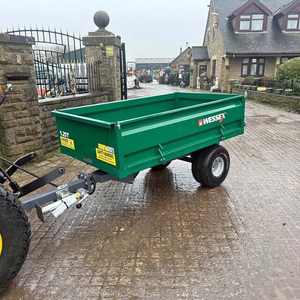 Remorque basculante WESSEX 1,25 TONNE, simple essieu, 2 roues motrices, neuve/insouffrant, verte, haute productivité - Product Image 5