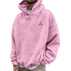 Sweat à capuche surdimensionné personnalisé en coton 100 % respirant et écologique pour homme – Meilleure vente OEM – Collection Automne - Product Image 5