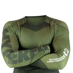 Protector de sarpullido de manga corta de compresión de alta calidad OEM para el proceso de sublimación de MMA y natación para niños - Product Image 6