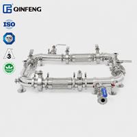 QINFENG Ensemble de vannes et raccords en acier inoxydable forgé poli pour système de refroidissement liquide de centre de données