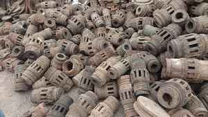 เชิงเทียนไม้แบบโบราณของตกแต่งบ้านทำมือสำหรับเทศกาลอีสเตอร์สินค้าคริสต์มาส - Product Image 2