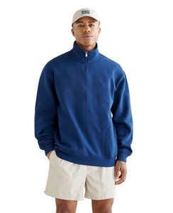 เสื้อกันหนาวมีฮู้ดสำหรับผู้ชายผ้าโพลีเอสเตอร์100% เรียบพิมพ์ลายโลโก้แบบกำหนดเอง - Product Image 1