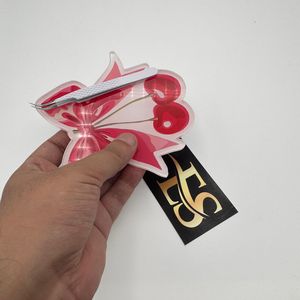 Top Sale Cherry Bow Butterfly <b>Eyelash</b> Tiles Custom Logo Sustainable Acrylic Beauty Tool with <b>Magnets</b> for Tweezers Reusable 2 1 - Product Image 5