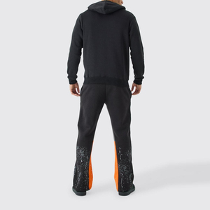 กางเกงผู้ชายผ้าฝ้ายโพลีเอสเตอร์สีทึบทำจากวัสดุแบบใหม่ - Product Image 2