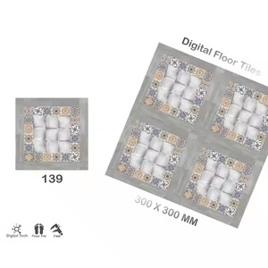 Vistaar, nuevo diseño de flores modernas, baldosas de cerámica, 300x300mm, Digital, brillante, esmaltado, antideslizante, mate, rectificado, 12x12 - Product Image 3