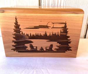 <b>Small</b> Adult Wood Cremation <b>Urn</b> Sit <b>for</b> <b>Human</b> Adult Male Female <b>Ashes</b> men adult cremation steam beech wood funeral <b>urns</b> - Product Image 6