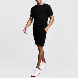 Conjunto de Verano de Dos Piezas para Hombre, Diseño de Logotipo Personalizado, Estilo Urbano, Pantalones Cortos y Camiseta con Lavado Ácido - Product Image 3