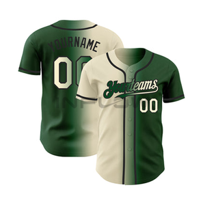 Ropa de béisbol 100% poliéster diseño personalizado equipo juvenil patrón sublimación Softball y béisbol Jersey uniformes conjuntos - Product Image 3
