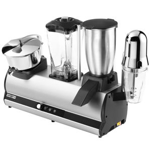 Machine Commerciale Multifonctionnelle pour Bar - Mixeur, Broyeur à Glace, Mélangeur de Boissons et Presse-Agrumes - 2x150 + 100 + 750W - Product Image 3